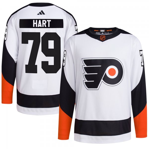 Men's Philadelphia Flyers Carter Hart adidas White Reverse Retro 2.0 Player Jersey