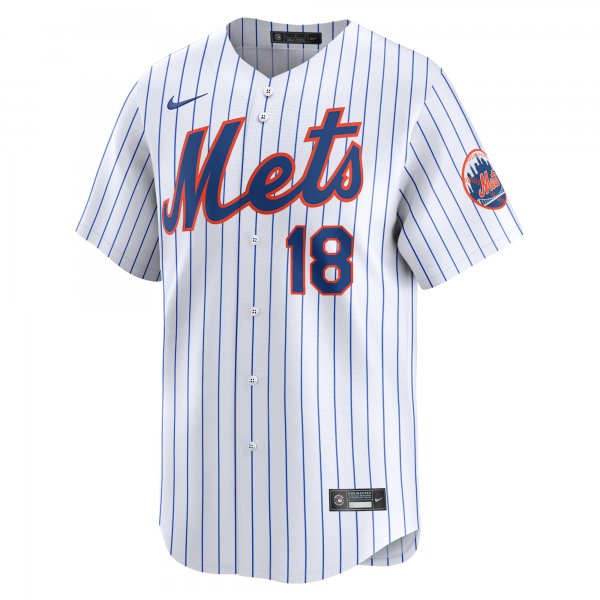 Men's New York Mets Darryl Strawberry Nike White Home Limited Player Jersey