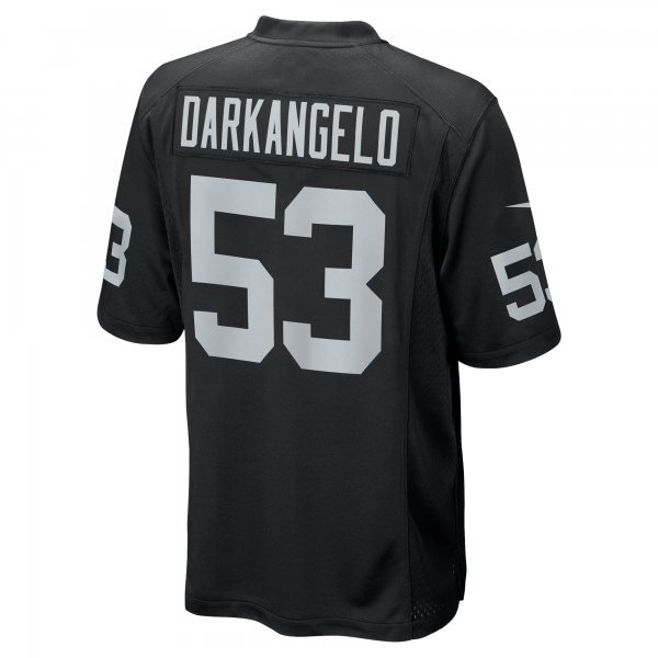 Men's Las Vegas Raiders Isaac Darkangelo Nike  Black Team Game Jersey