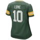 Women's Green Bay Packers Jordan Love Nike Green Game Jersey