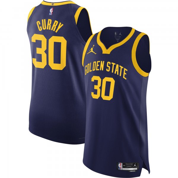 Men's Golden State Warriors Stephen Curry Jordan Brand Royal Player Jersey - Statement Edition