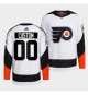 Men's Philadelphia Flyers Custom White 2022 Reverse Retro NHL Jersey