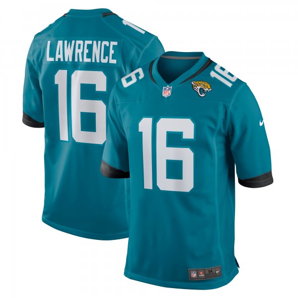 Youth Jacksonville Jaguars Trevor Lawrence Nike Teal Game Jersey