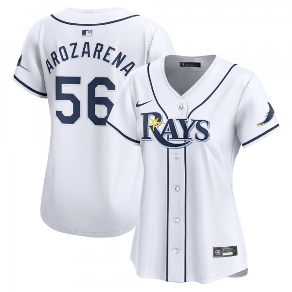 Women's Tampa Bay Rays Randy Arozarena Nike White Home Limited Player Jersey