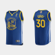 2021-2022 NBA Finals Champions Men's Golden State Warriors Stephen Curry #30 Royal Replica Icon Royal Jersey