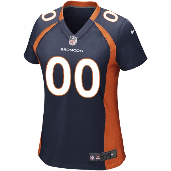 Women's Nike Navy Denver Broncos Alternate Custom Game Jersey