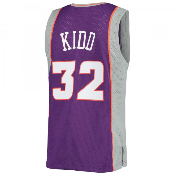 Men's Phoenix Suns Jason Kidd Mitchell & Ness Purple 2001/02 Hardwood Classics Swingman Jersey