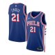 Unisex Philadelphia 76ers Joel Embiid Nike Royal Swingman Jersey - Icon Edition