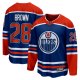 Men's Edmonton Oilers Connor Brown Fanatics Royal Home Breakaway Jersey