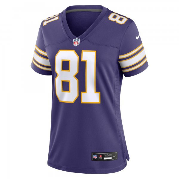 Women's Minnesota Vikings Carl Eller Nike Purple Classic Retired Player Jersey