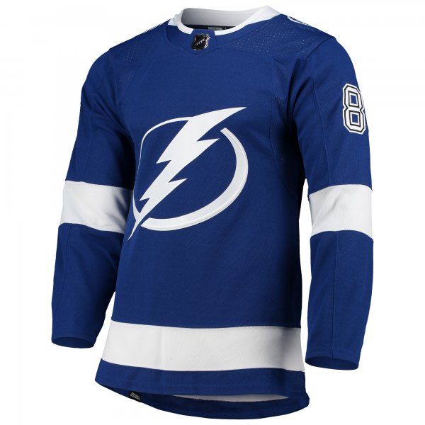 Men's Tampa Bay Lightning Nikita Kucherov adidas Blue Home Primegreen Player Jersey