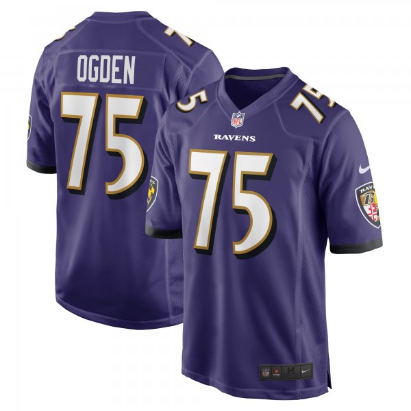 Men's Baltimore Ravens Jonathan Ogden Nike Purple Retired Player Game Jersey