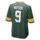 Men's Green Bay Packers Christian Watson Nike Green Game Jersey