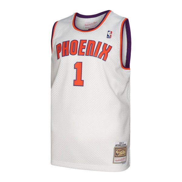 Men's Phoenix Suns Penny Hardaway Mitchell & Ness White 2001/02 Hardwood Classics Swingman Jersey