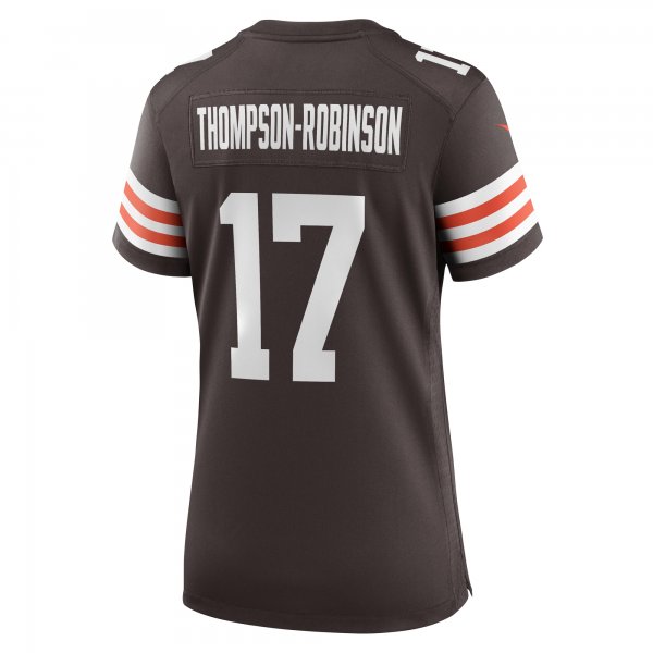 Women's Cleveland Browns Dorian Thompson-Robinson Nike  Brown Team Game Jersey