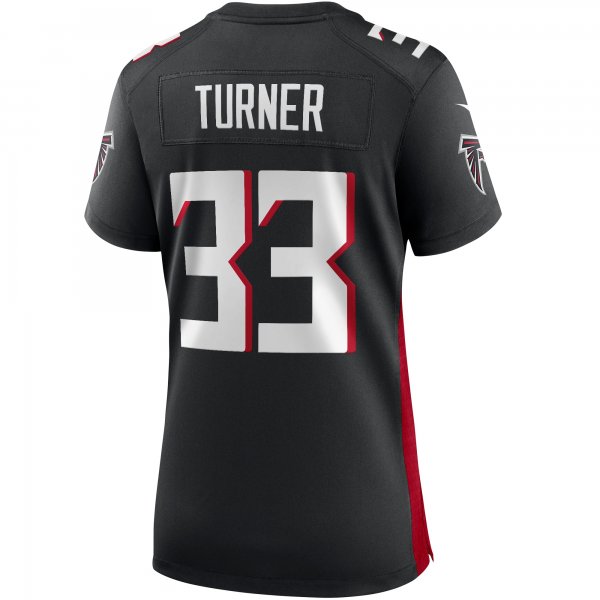 Women's Atlanta Falcons Michael Turner Nike Black Game Retired Player Jersey