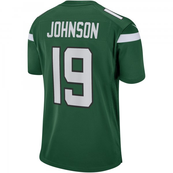 Men's New York Jets Keyshawn Johnson Nike Gotham Green Game Retired Player Jersey