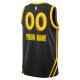 Unisex Golden State Warriors  Nike Black 2023/24 Custom Swingman Jersey - City Edition