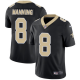 Men's Nike New Orleans Saints #8 Archie Manning Black Team Color Stitched NFL Vapor Untouchable Limited Jersey