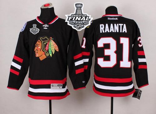 Chicago Blackhawks #31 Antti Raanta Black 2014 Stadium Series 2015 Stanley Cup Stitched NHL Jersey