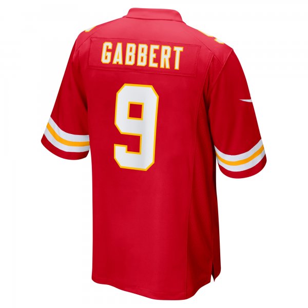 Men's Kansas City Chiefs Blaine Gabbert Nike Red Game Jersey