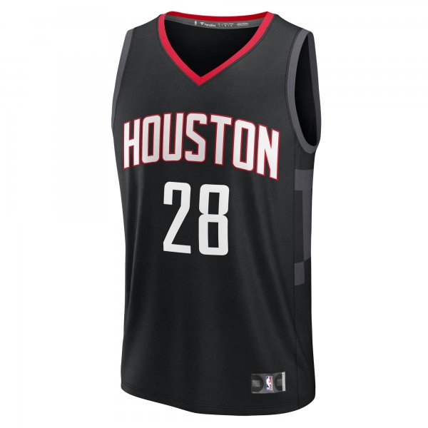 Youth Houston Rockets Alperen Sengun Fanatics Black Fast Break Replica Player Jersey - Statement Edition