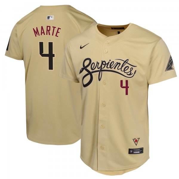 Youth Arizona Diamondbacks Ketel Marte Nike Sand City Connect Limited Player Jersey