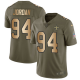 Nike New Orleans Saints #94 Cameron Jordan Olive/Gold Men's Stitched NFL Limited 2017 Salute To Service Jersey