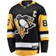 Men's Pittsburgh Penguins Sidney Crosby Fanatics Black Captain Patch Home Breakaway Jersey