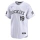 Men's Colorado Rockies Charlie Blackmon Nike White 2024 MLB World Tour Mexico City Series Home Limited Player Jersey