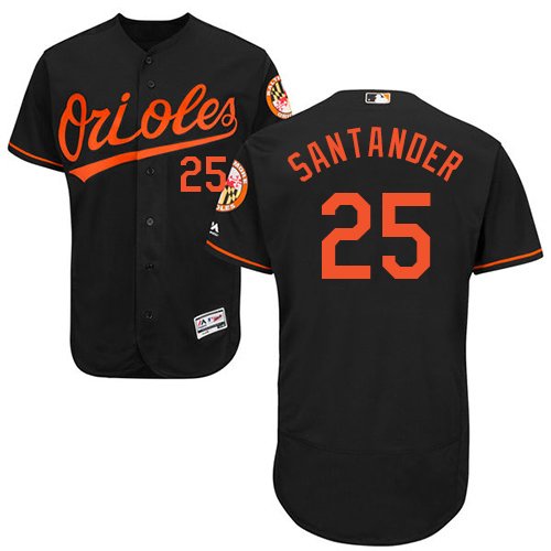 Baltimore Orioles #25 Anthony Santander Black Flexbase Collection Stitched MLB Jersey