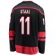 Men's Carolina Hurricanes Jordan Staal Fanatics Black Home Captain Patch Breakaway Player Jersey