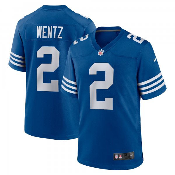 Men's Indianapolis Colts Carson Wentz Nike Royal Alternate Game Jersey