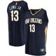 Youth New Orleans Pelicans Kira Lewis Jr. Fanatics Navy Fast Break Replica Jersey - Icon Edition