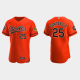 Men's Baltimore Orioles #25 Anthony Santander Orange 30th Anniversary Flex Base MLB Jersey