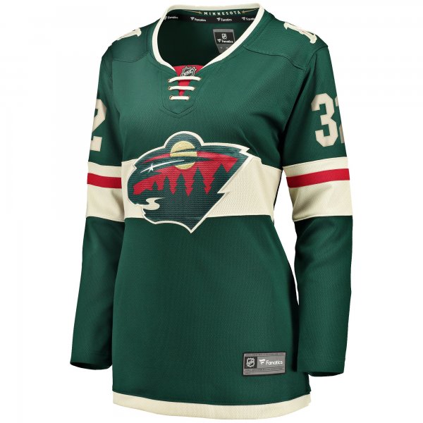 Women's Minnesota Wild Filip Gustavsson Fanatics Green Home Breakaway Player Jersey