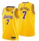 Men's Los Angeles Lakers #7 Carmelo Anthony Yellow Icon 2021-22 Diamond 75th Anniversary NBA Jersey