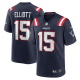 Men's New England Patriots #15 Ezekiel Elliott Nike Navy Limited Player Jersey