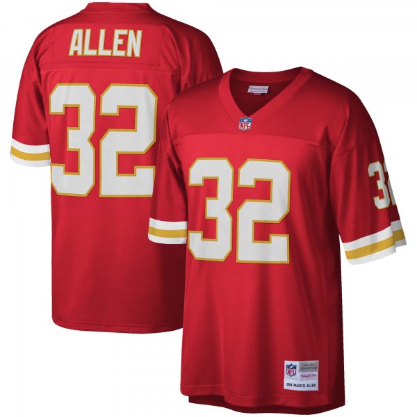 Men's Kansas City Chiefs Marcus Allen Mitchell & Ness Red Legacy Replica Jersey