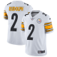 Nike Pittsburgh Steelers #2 Mason Rudolph White Men's Stitched NFL Vapor Untouchable Limited Jersey