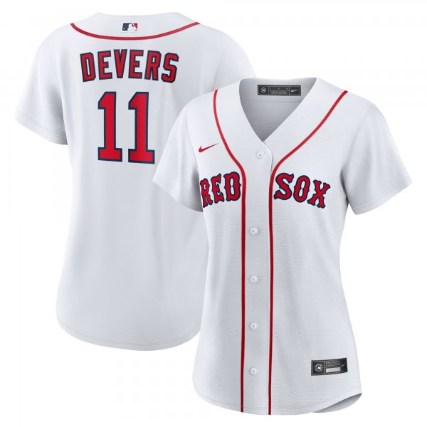 Women's Boston Red Sox Rafael Devers Nike White Home Replica Player Jersey