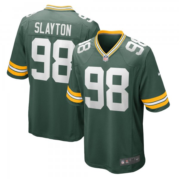 Men's Green Bay Packers Chris Slayton Nike Green Game Player Jersey