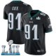 Youth Nike Philadelphia Eagles #91 Fletcher Cox Limited Home Black NFL Vapor Untouchable Super Bowl LII Jersey