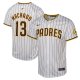 Youth San Diego Padres Manny Machado Nike White Home Limited Player Jersey