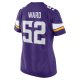 Women's Minnesota Vikings Jihad Ward Nike  Purple Team Game Jersey