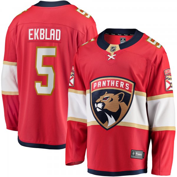 Men's Florida Panthers Aaron Ekblad Fanatics Red Home Team Breakaway Player Jersey