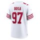 Men's San Francisco 49ers Nick Bosa Nike White Player Game Jersey