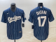 Men's Los Angeles Dodgers #17 Nike Blue Shohei Ohtani Jersey