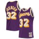 Men's Los Angeles Lakers Magic Johnson Mitchell & Ness Purple 1984/85 Hardwood Classics Swingman Jersey