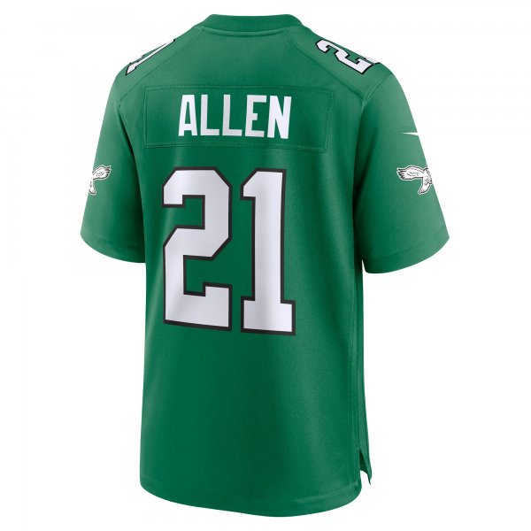 Men's Philadelphia Eagles Eric Allen Nike Kelly Green Alternate Game Jersey